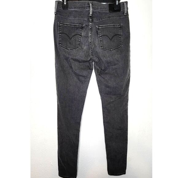 Levi's Womens Gray 720 High Rise Super Skinny Jeans 28 - Picture 2 of 10